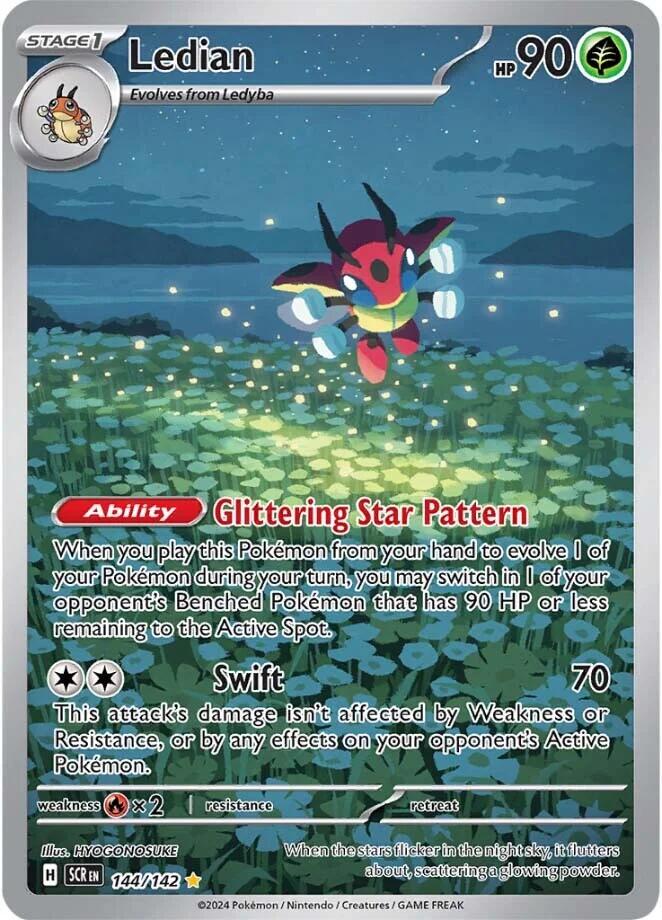 Ledian [Illustration Rare] #144/142 - Stellar Crown