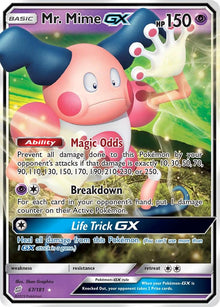 Mr. Mime GX [Ultra Rare] #67/181 - Team Up
