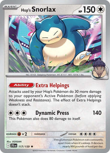 Hop's Snorlax [Cosmo Holo] #117/159 - Journey Together
