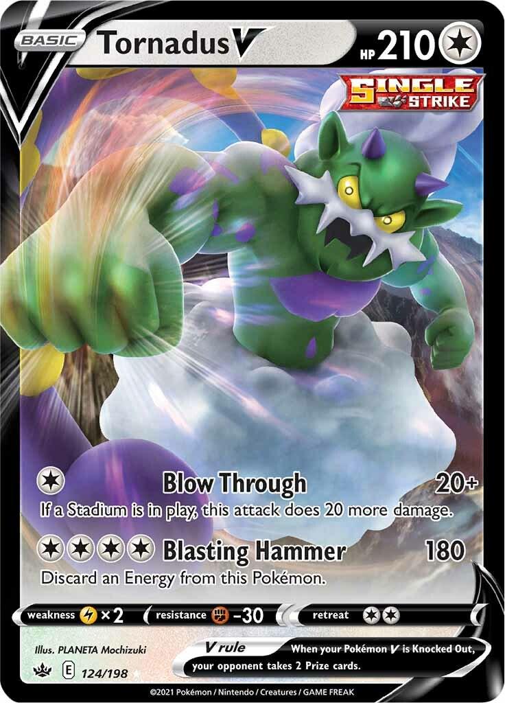 Tornadus V [Ultra Rare] #124/198 - Chilling Reign