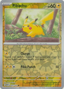 Pikachu [Reverse Holo] #025/165 - Pokemon 151