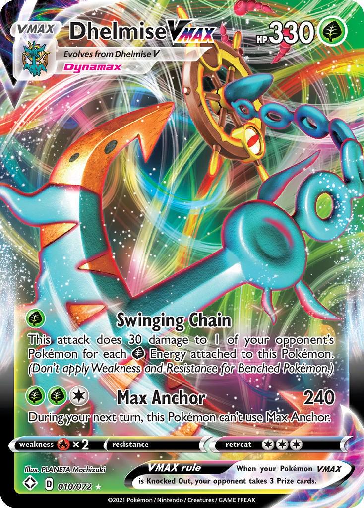 Dhelmise VMAX [Ultra Rare] #010/072 - Shining Fates