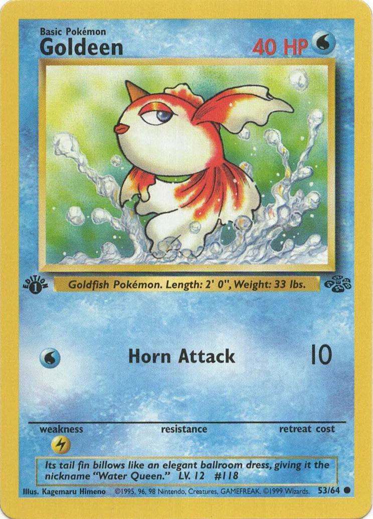 Goldeen [1st Edition] #E53/64 - Jungle