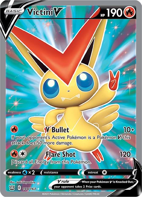 Victini V [Full Art Ultra Rare] #144/163 - Battle Styles