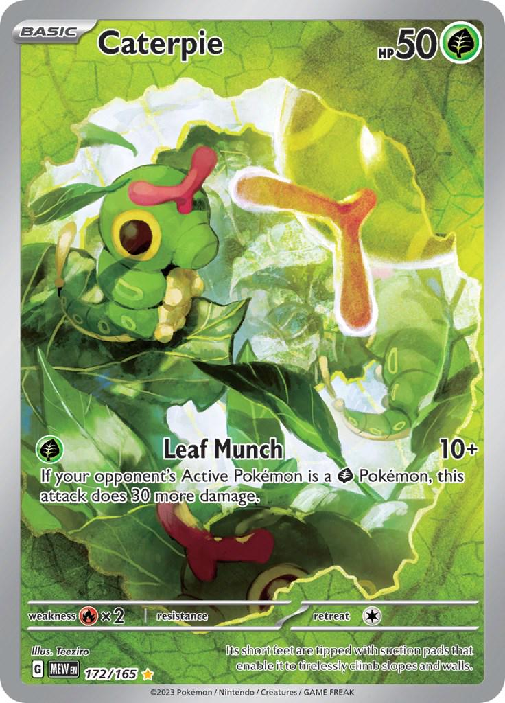 Caterpie [Illustration Rare] #172/165 - Pokemon 151