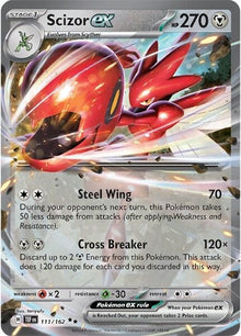 Scizor ex [Double Rare] TEF #111/162 - Temporal Forces