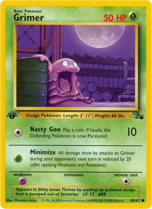 Grimer [1st Edition] #48/62 - Fossil