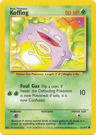 Koffing [Common] #51/102 - Base Set