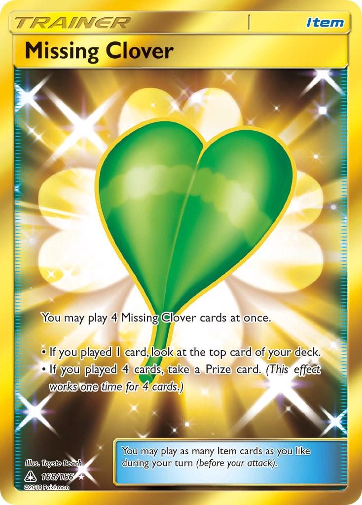 Missing Clover [Secret Rare] #168/156 - Ultra Prism
