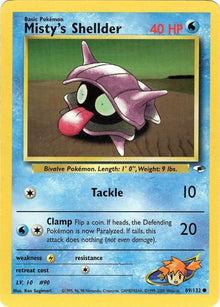 Misty's Shellder [Common] #89/132 - Gym Heroes