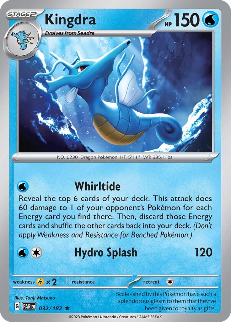 Kingdra [Holo] #032/182 - Paradox Rift