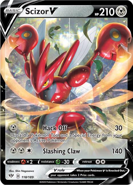 Scizor V [Ultra Rare] #118/189 - Darkness Ablaze