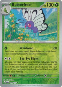Butterfree [Reverse Holo] #012/165 - Pokemon 151