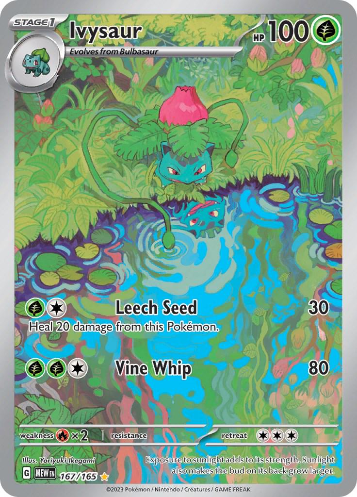 Ivysaur [Illustration Rare] #167/165 - Pokemon 151