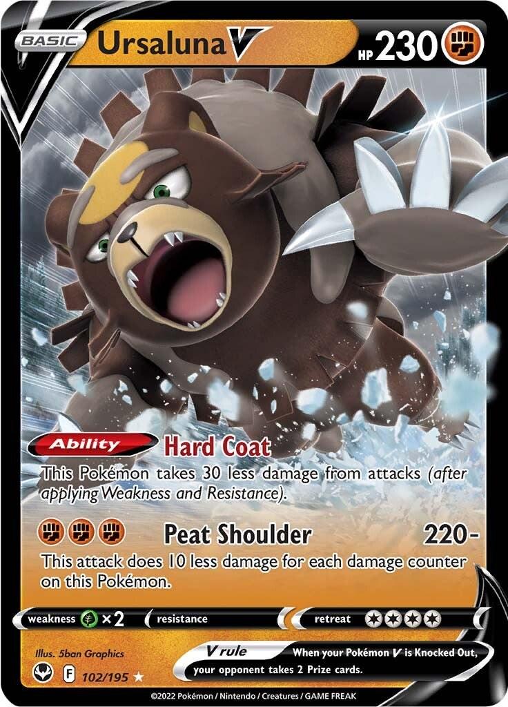Ursaluna V [Ultra Rare] #102/195 - Silver Tempest