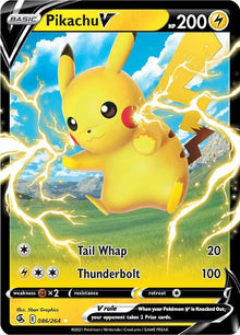 Pikachu V [Ultra Rare] #086/264 - Fusion Strike