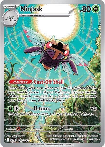 Ninjask [Illustration Rare] #137/132 - Mega Evolution