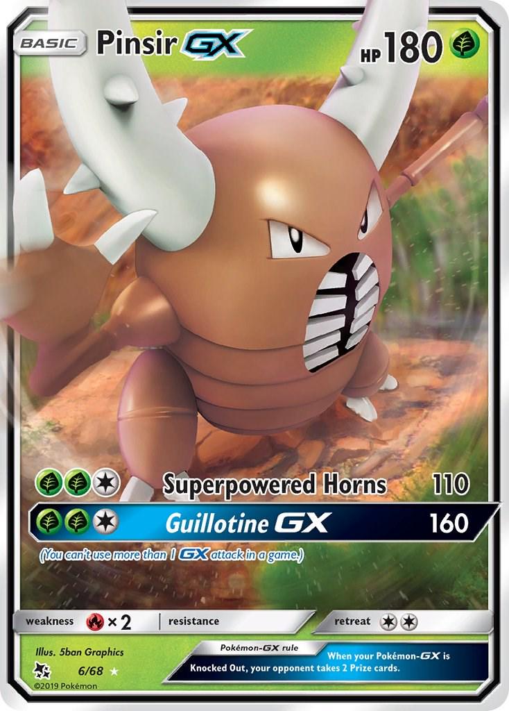 Pinsir GX [Ultra Rare] #6/68 - Hidden Fates