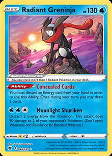 Radiant Greninja [Radiant Rare] #046/189 - Astral Radiance