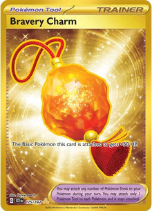 Bravery Charm [Gold Secret Rare] #175/142 - Stellar Crown