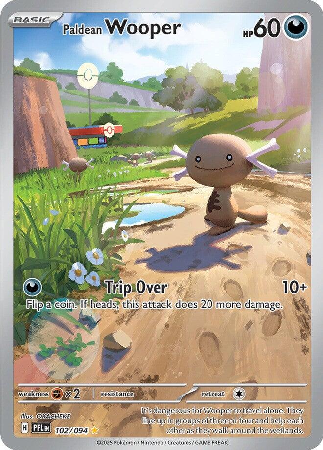 Paldean Wooper [Illustration Rare] #102/094 - Phantasmal Flames