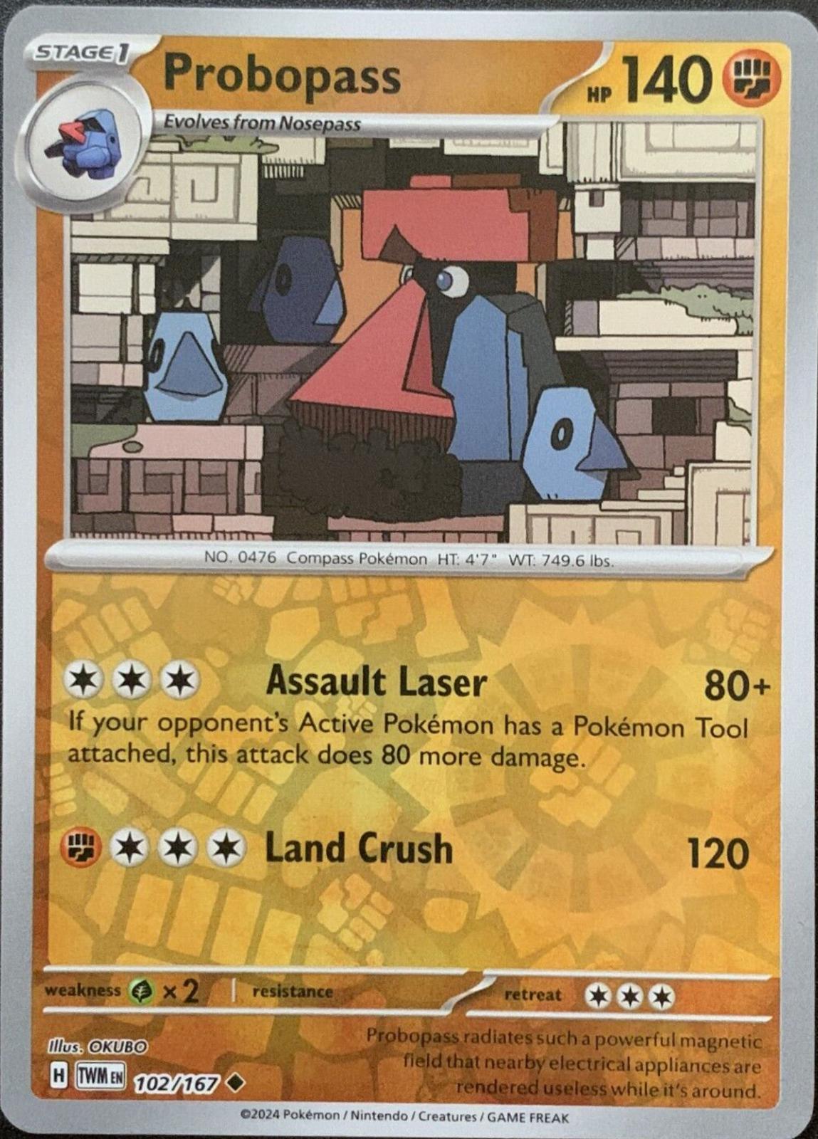 Probopass [Reverse Holo] #102/167 - Twilight Masquerade