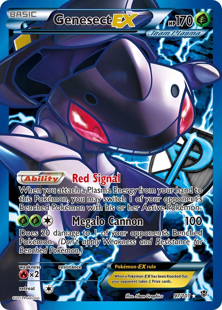 Genesect EX [Full Art Ultra Rare] #97/101 - Plasma Blast
