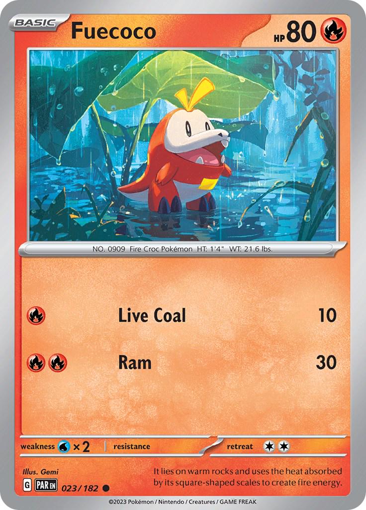 Fuecoco [Common] #023/182 - Paradox Rift