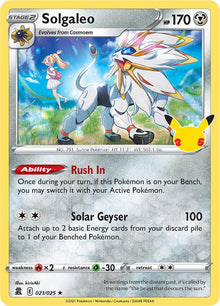 Solgaleo [Holo] #021/025 - Celebrations