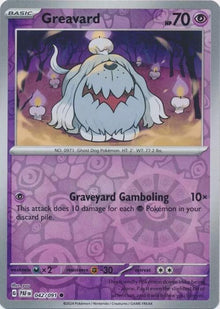 Greavard [Reverse Holo] #042/091 - Paldean Fates