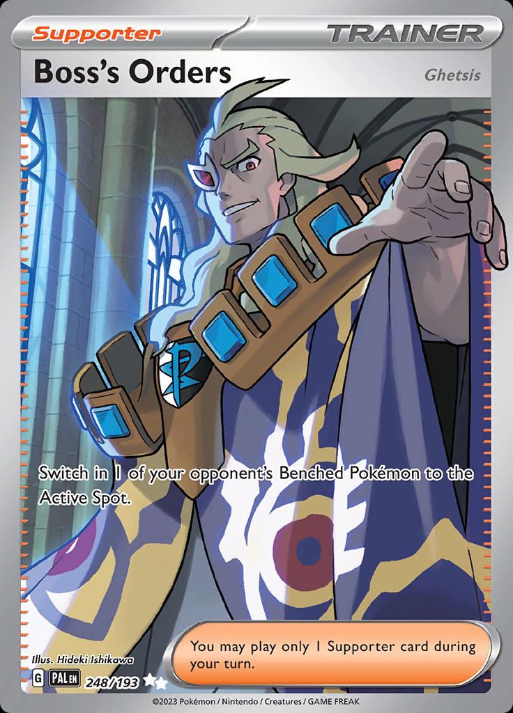 Boss's Orders [Full Art Ultra Rare] #248/193 - Paldea Evolved