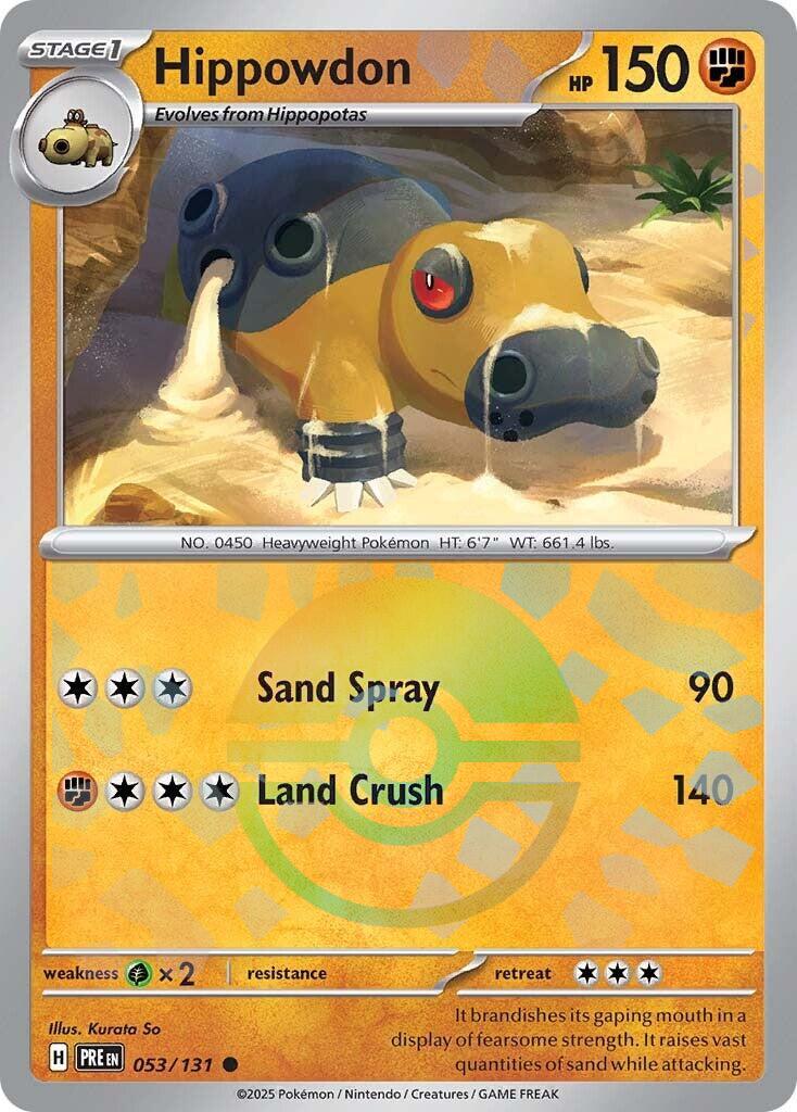 Hippowdon [Poke Ball] #053/131 - Prismatic Evolutions