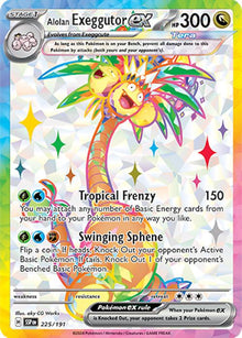 Alolan Exeggutor ex [Full Art Ultra Rare] #225/191 - Surging Sparks