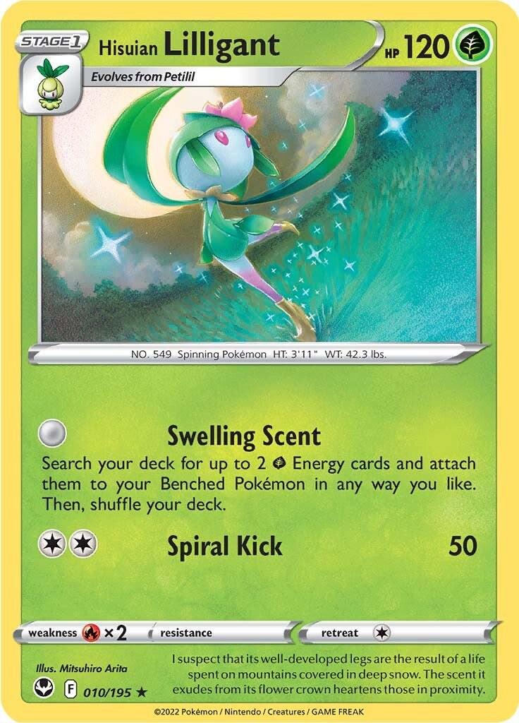 Hisuian Lilligant [Rare] #010/195 - Silver Tempest