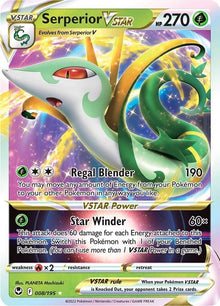 Serperior VSTAR [Full Art Holo]  #008/195 - Silver Tempest