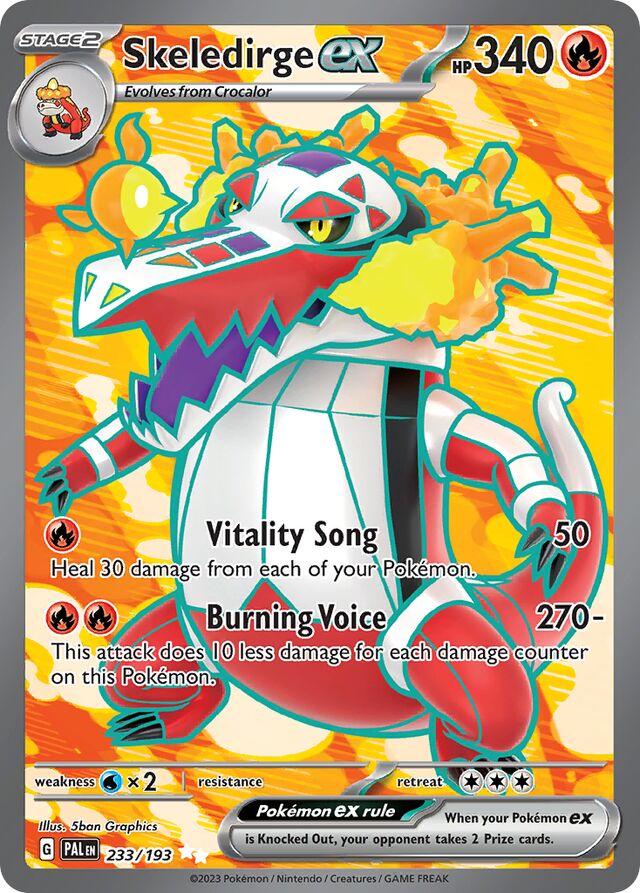 Skeledirge ex [Full Art Ultra Rare] #233/193 - Paldea Evolved