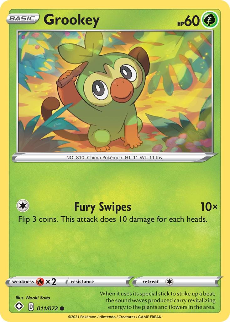 Grookey [Common] #011/072 - Shining Fates