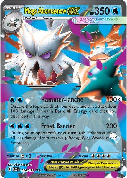 Mega Abomasnow ex [Double Rare] #036/132 - Mega Evolution