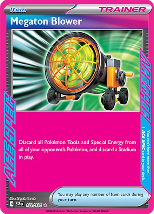 Megaton Blower [Ace Spec Rare] #182/191 - Surging Sparks