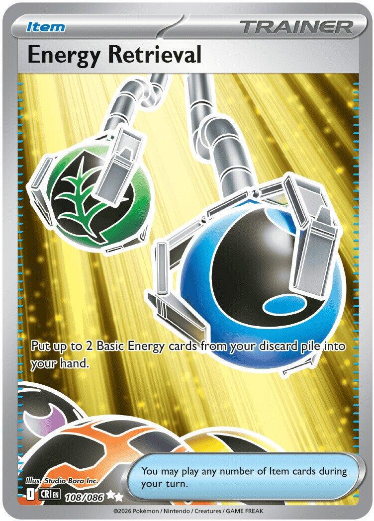 Energy Retrieval [Full Art Ultra Rare] #108/086 - Chaos Rising