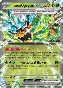 Teal Mask Ogerpon ex [Double Rare] #025/167 - Twilight Masquerade