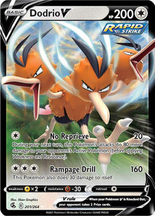 Dodrio V [Ultra Rare] #201/264 - Fusion Strike