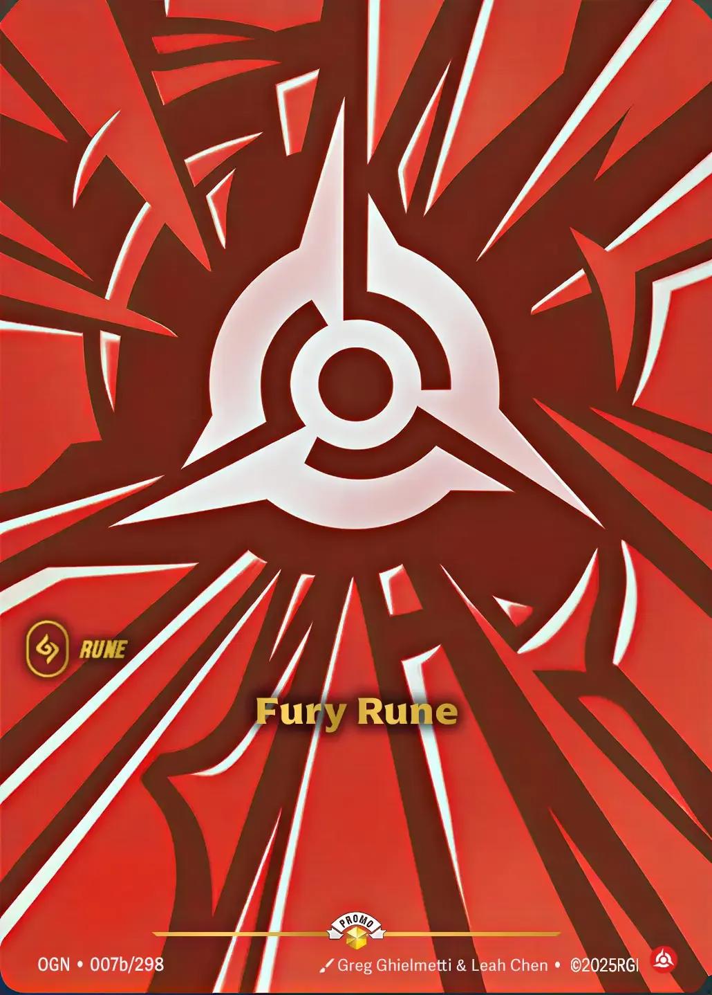 Fury Rune [Promo] #007b/298
