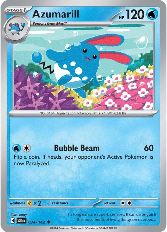 Azumarill [Uncommon] #034/142 - Stellar Crown