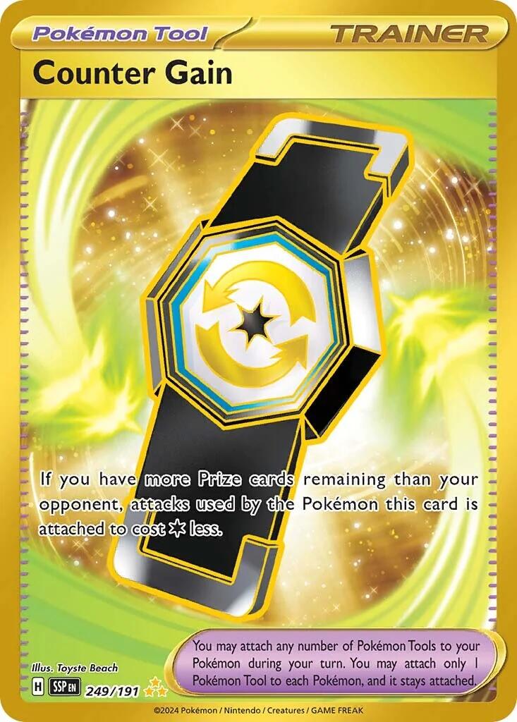 Counter Gain [Hyper Rare] #249/191 - Surging Sparks