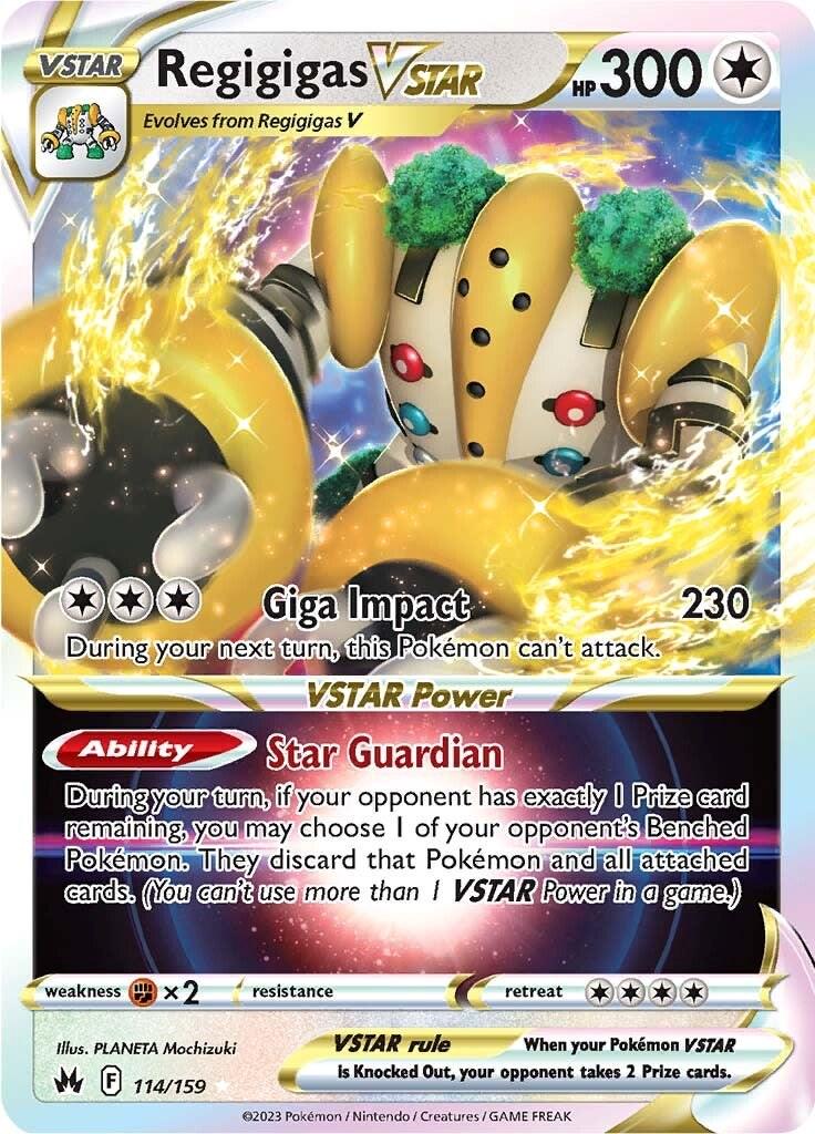 Regigigas VSTAR [Ultra Rare] #114/159 - Crown Zenith