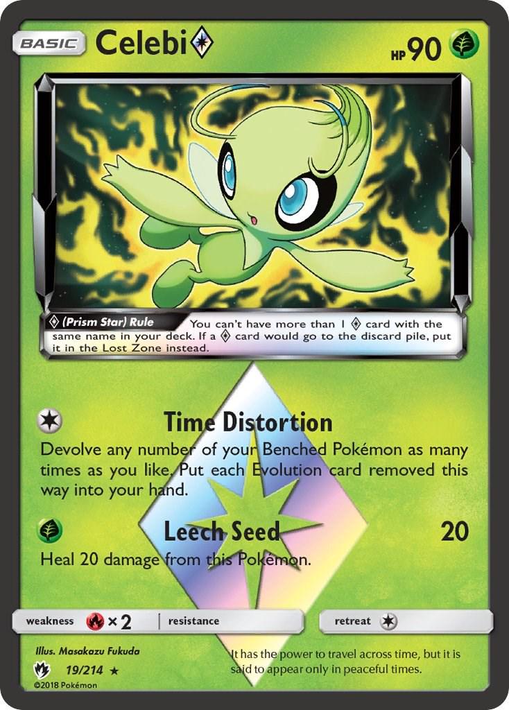 Celebi Prism Star [Holo Rare] #19/214 - Lost Thunder