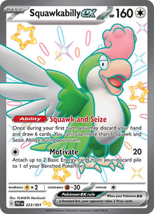 Squawkabilly ex [Ultra Rare] #223/091 - Paldean Fates