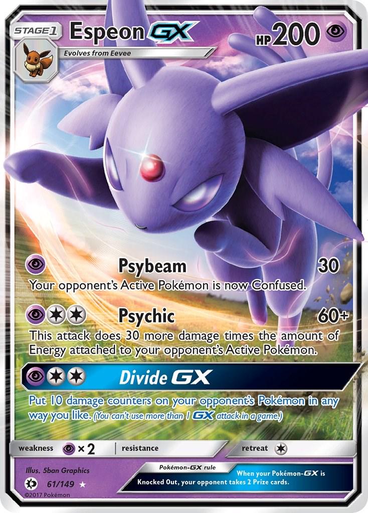 Espeon GX [Ultra Rare] #61/149 - Sun & Moon