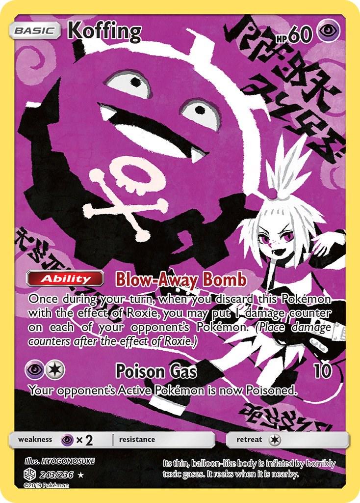 Koffing [Holo Rare] #243/236 - Cosmic Ecplise